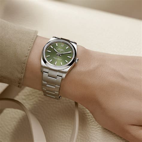 rolex oyster perpetual 34mm verde|rolex oyster perpetual price range.